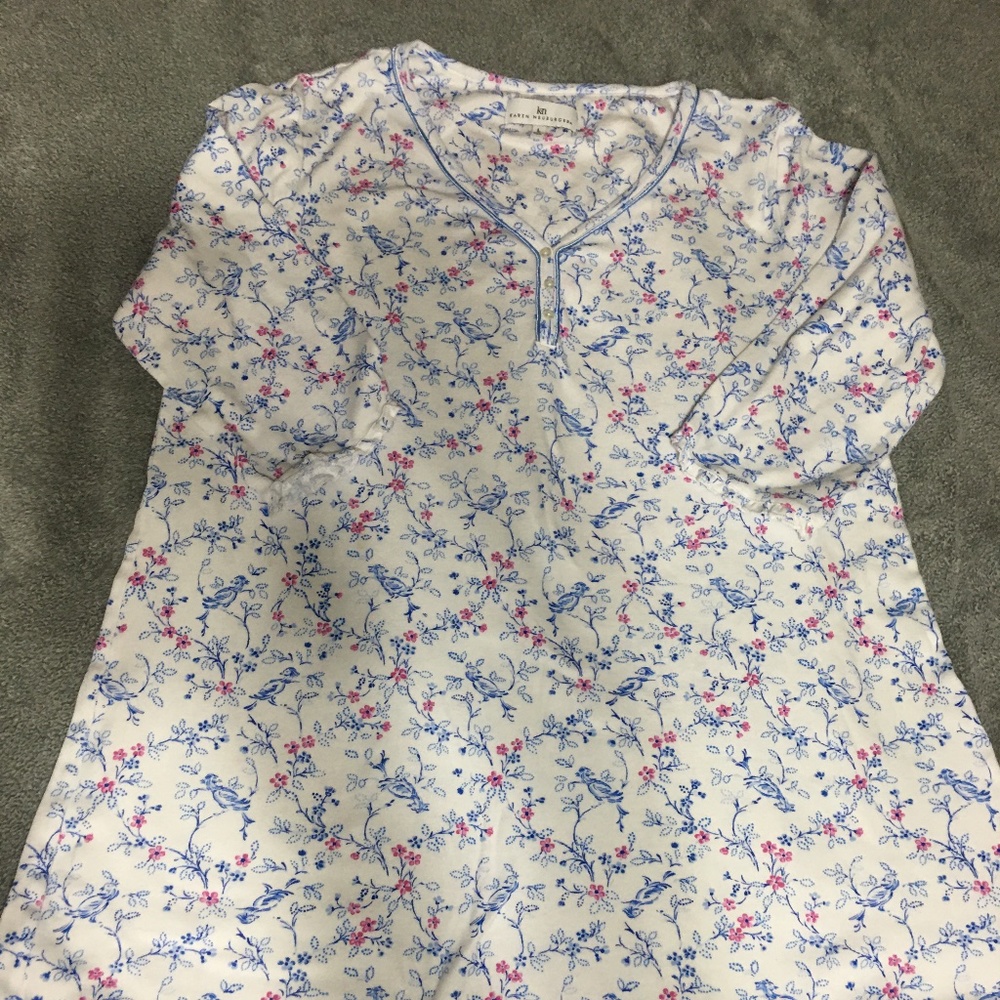 Karen Neuburger Nightgown Pajamas PJs Large